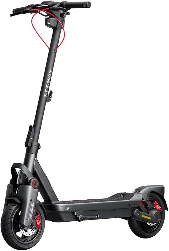 MEGAWHEELS Electric Scooter for Adults with Suspension, 8.5/10in Vacuum Tires, 14/19/28/31Miles, 15MPH Max Speed, Turn Lights, Foldable Electric Scooter for Commuter